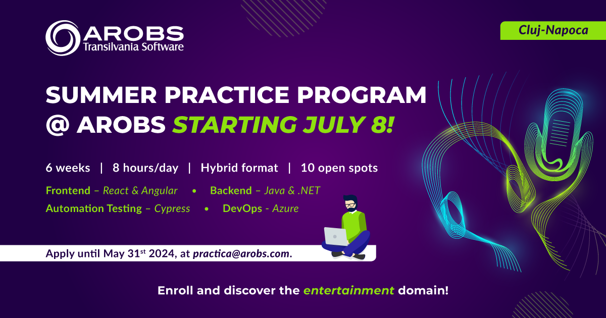 Imagine Summer Practice Program @AROBS